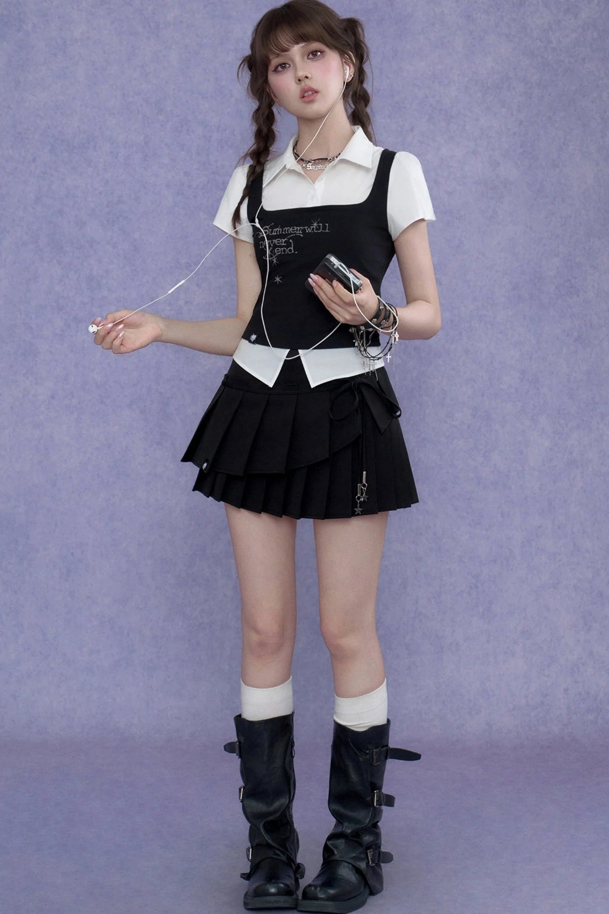 Academy Style Knitted Vest Set-Up