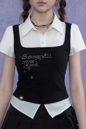 Academy Style Knitted Vest Set-Up