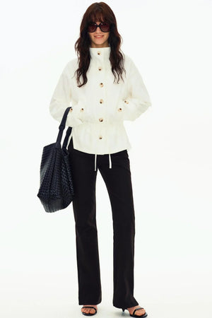 Acetate Blend Slimming Jacket