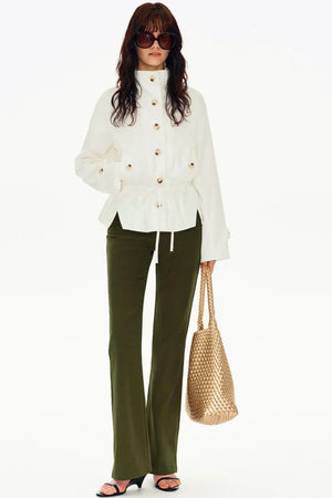 Acetate Blend Slimming Jacket