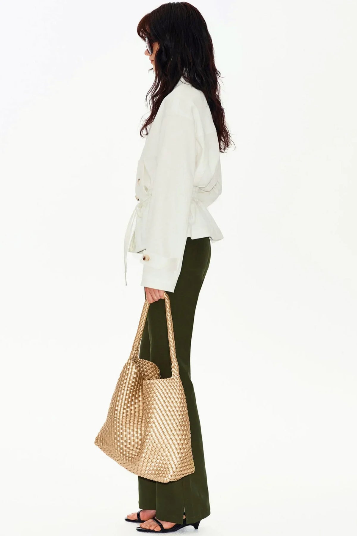 Acetate Blend Slimming Jacket