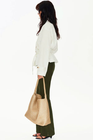 Acetate Blend Slimming Jacket