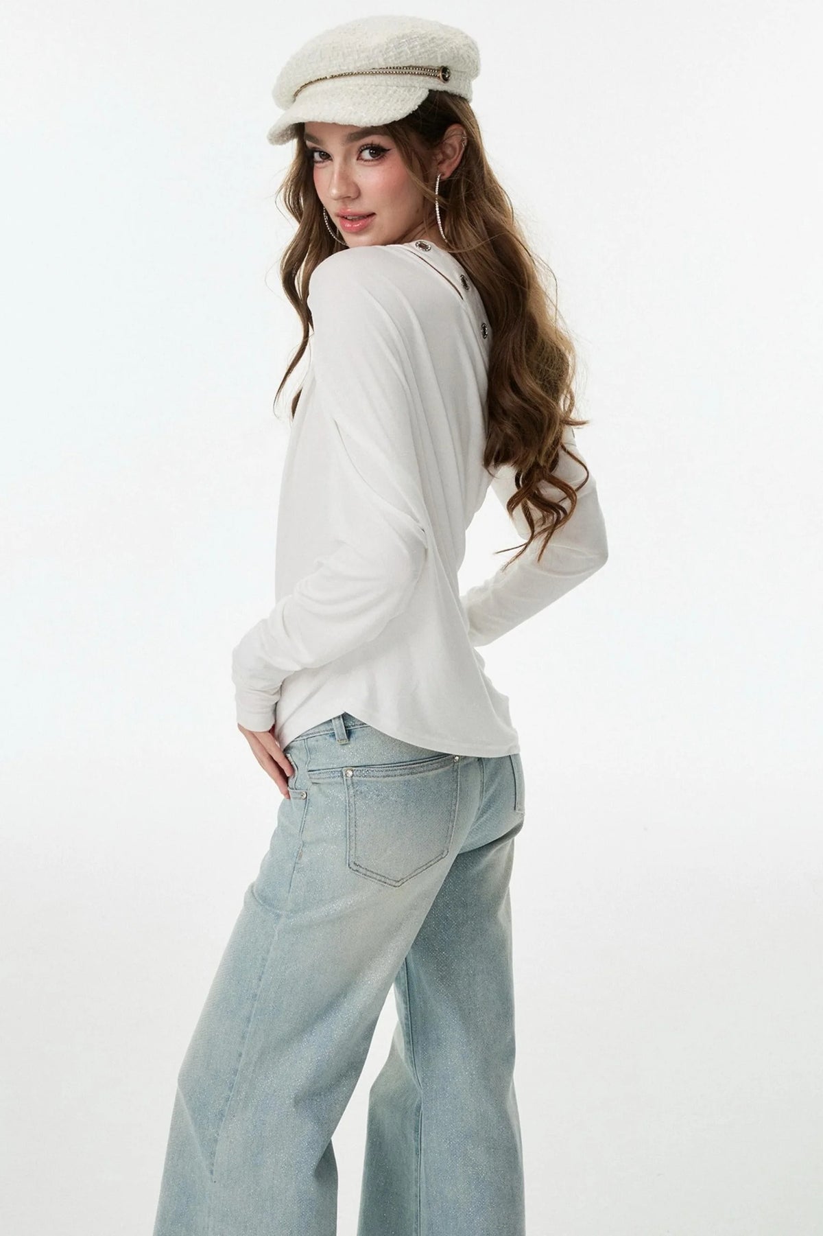 Air Slanted Shoulder Top