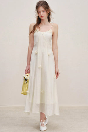 Airy Floral Resort Dress