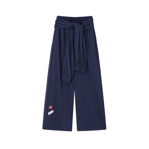 Airy Linen Wide-Leg Pants