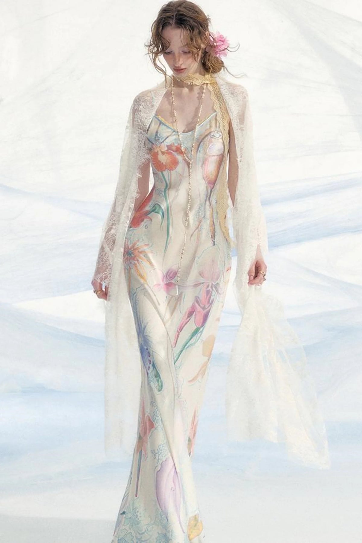 Akiva Halter Maxi Dress