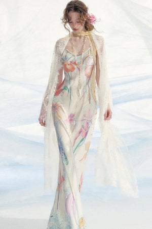 Akiva Halter Maxi Dress