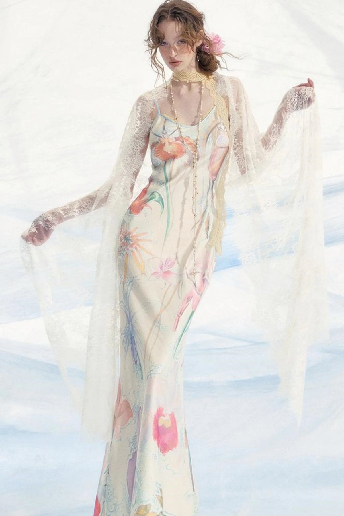 Akiva Halter Maxi Dress