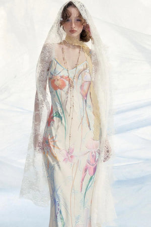 Akiva Halter Maxi Dress