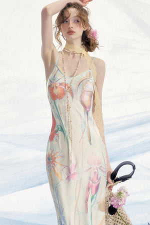 Akiva Halter Maxi Dress