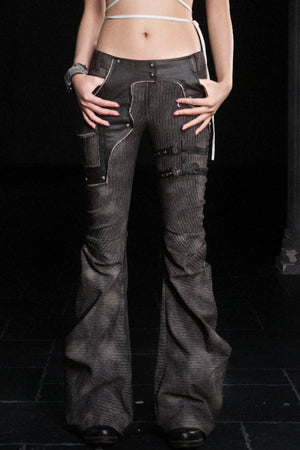 Alien Denim Stack Trousers
