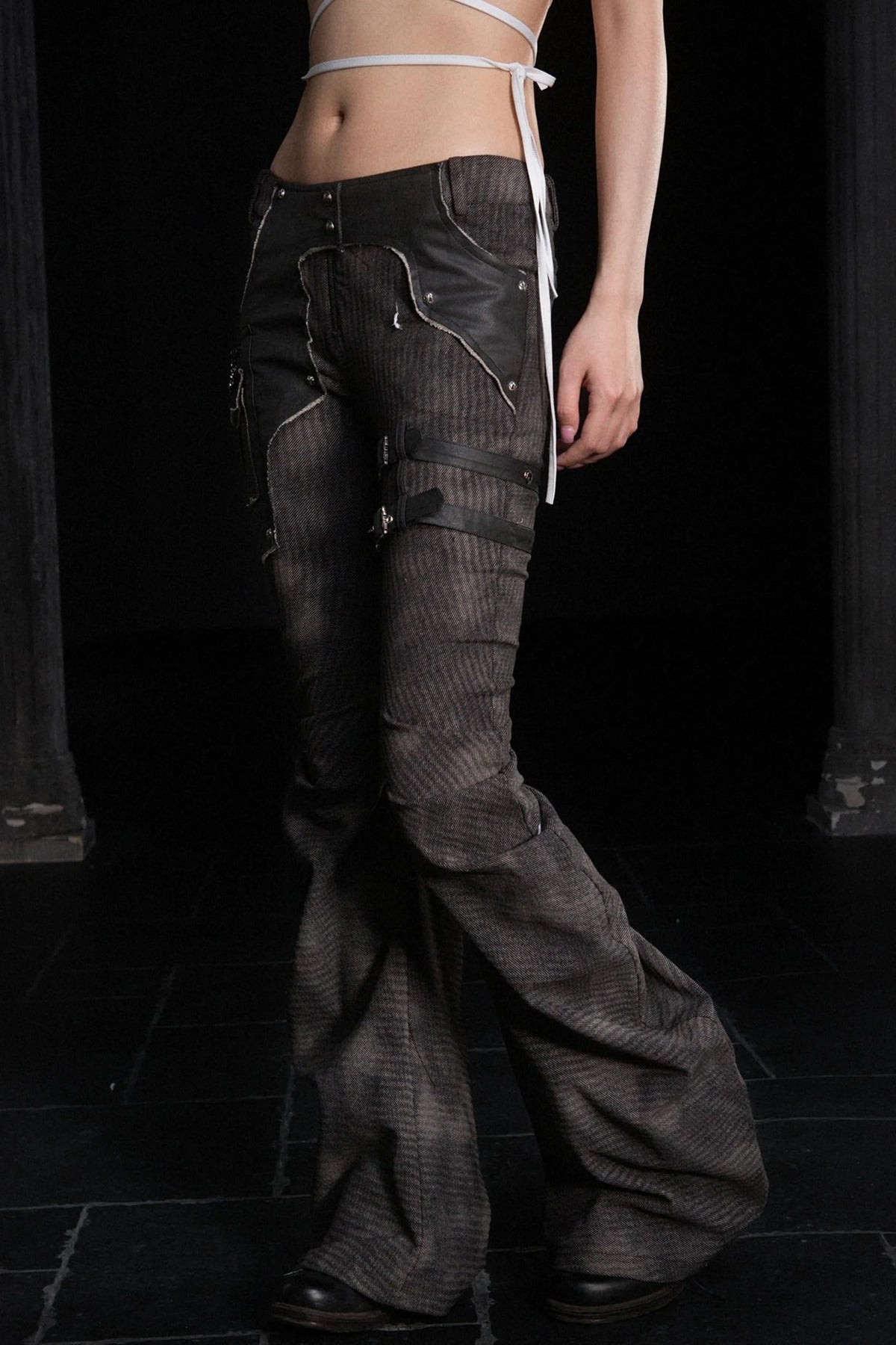 Alien Denim Stack Trousers