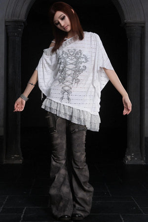 Alien Denim Stack Trousers