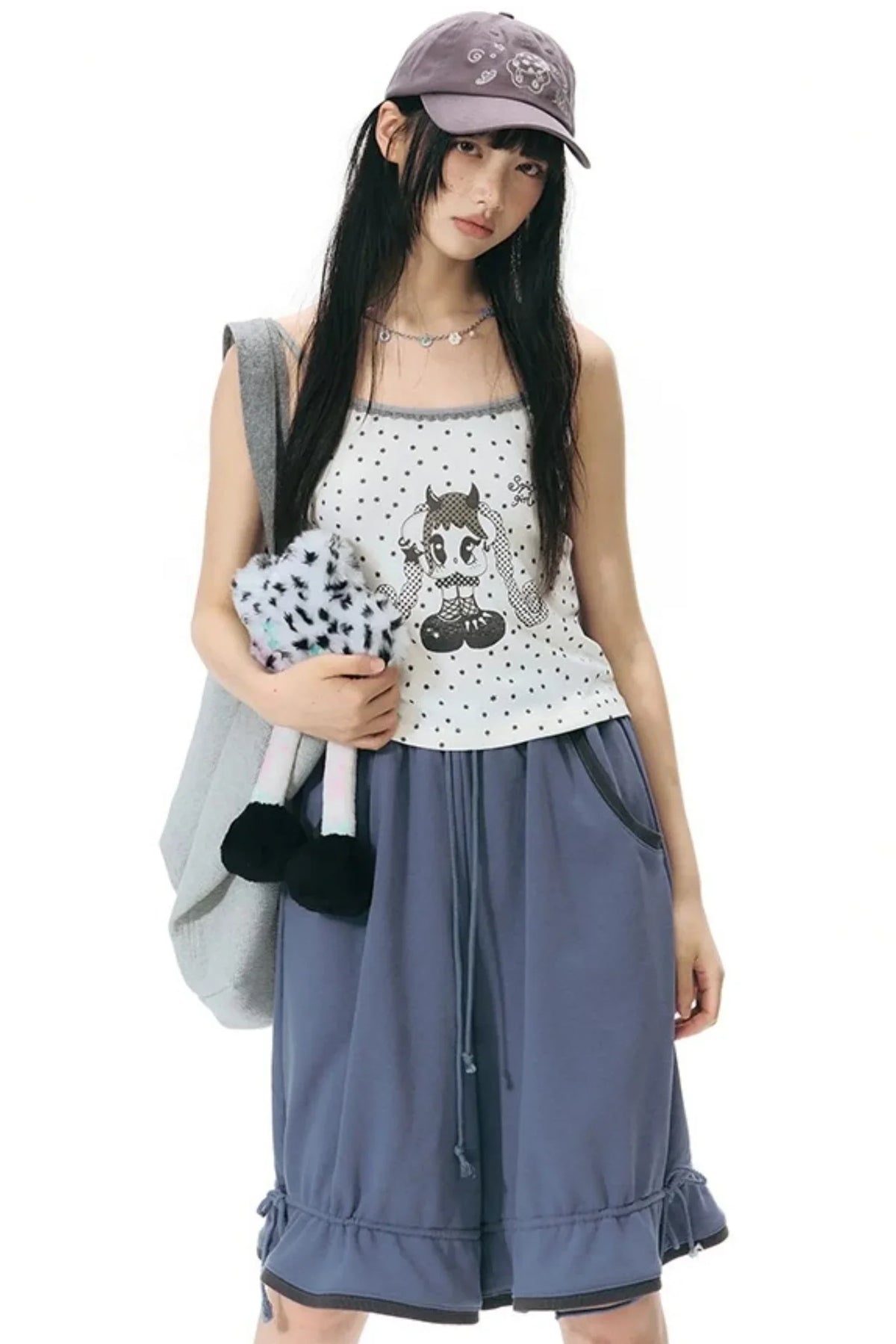 All-Over Print Color-Blocked Camisole
