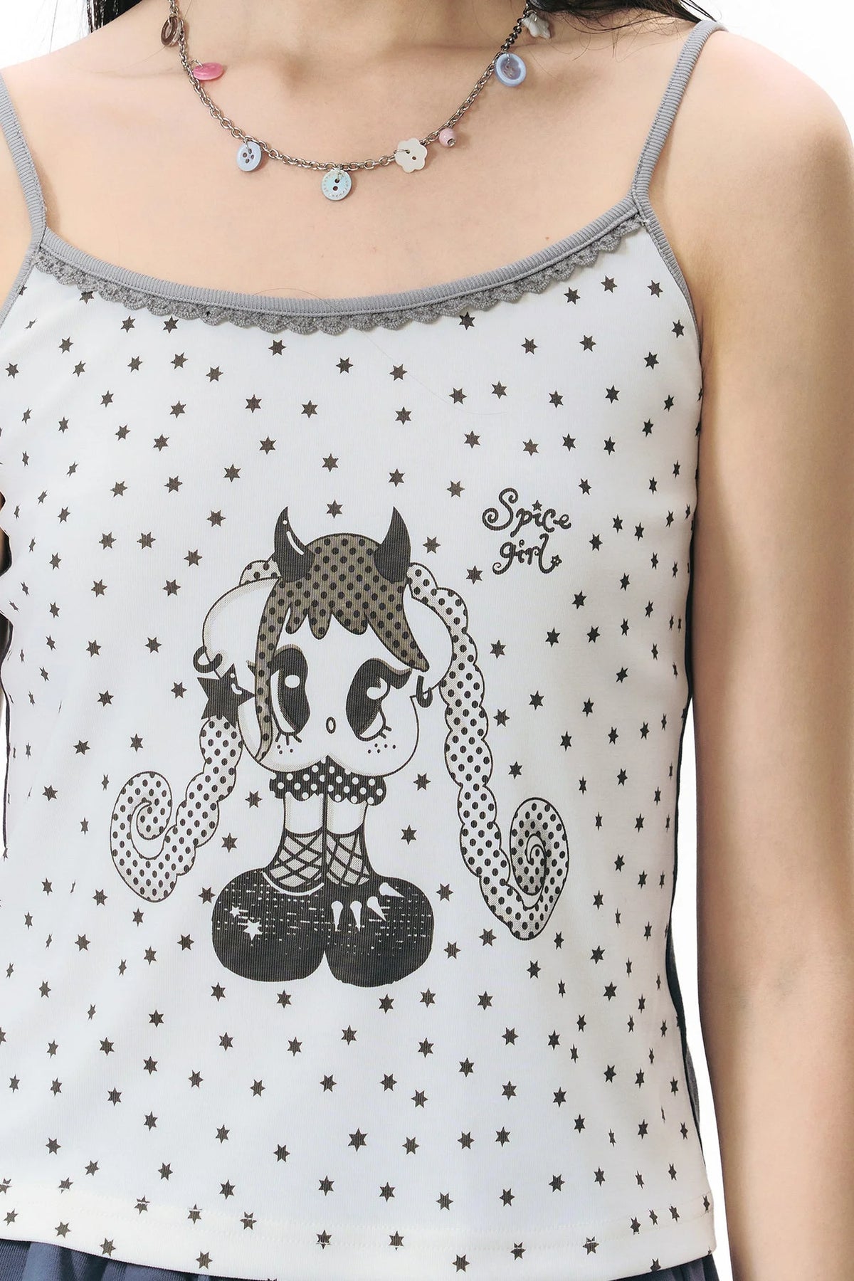 All-Over Print Color-Blocked Camisole