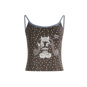 All-Over Print Color-Blocked Camisole