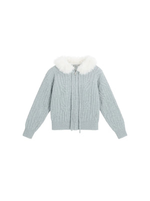 Alpaca Fur Blend Coat