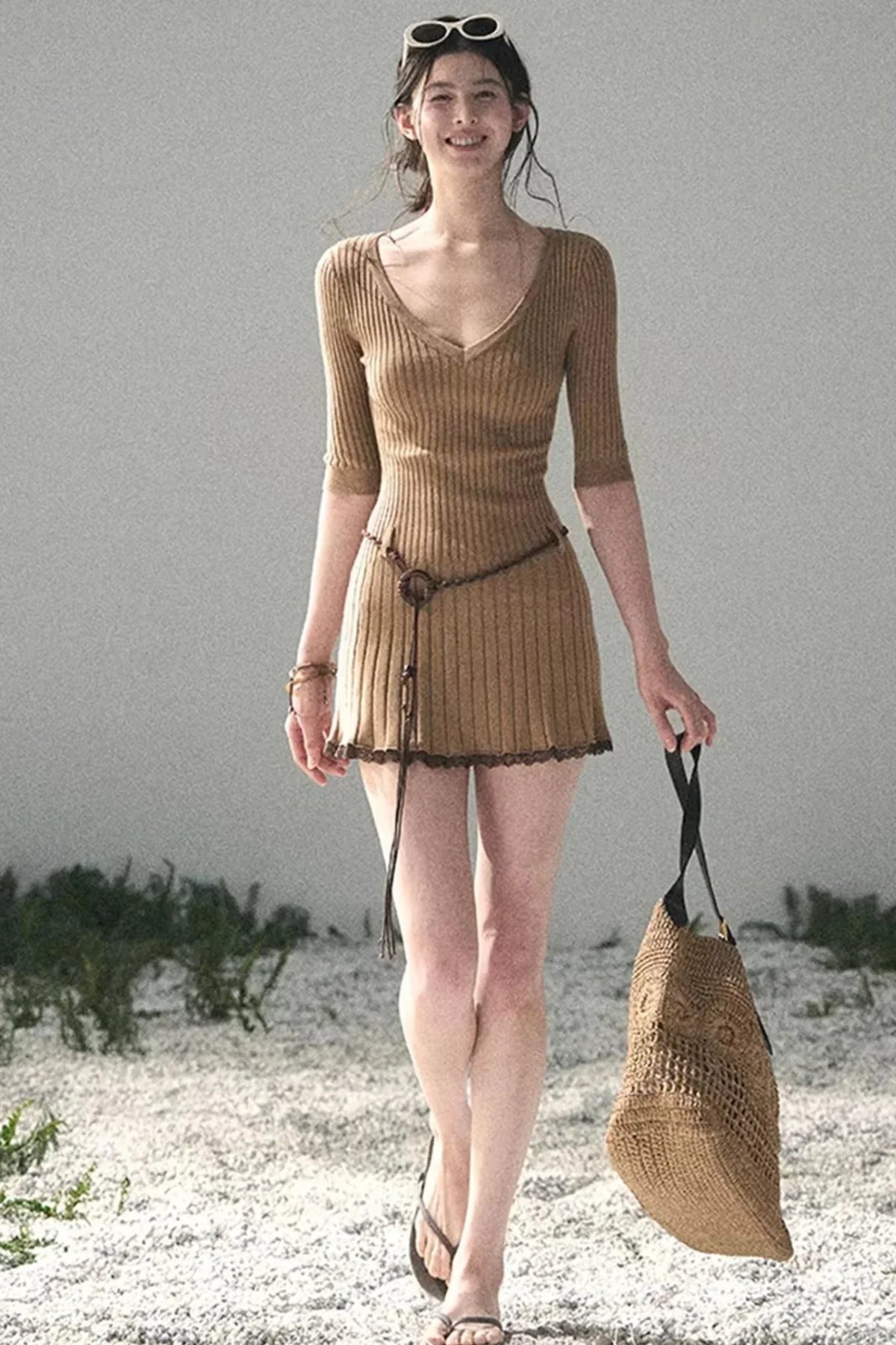 Amber Memories Knit Dress Set