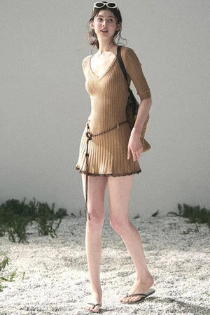Amber Memories Knit Dress Set