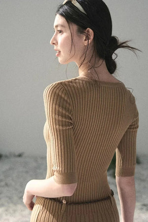 Amber Memories Knit Dress Set
