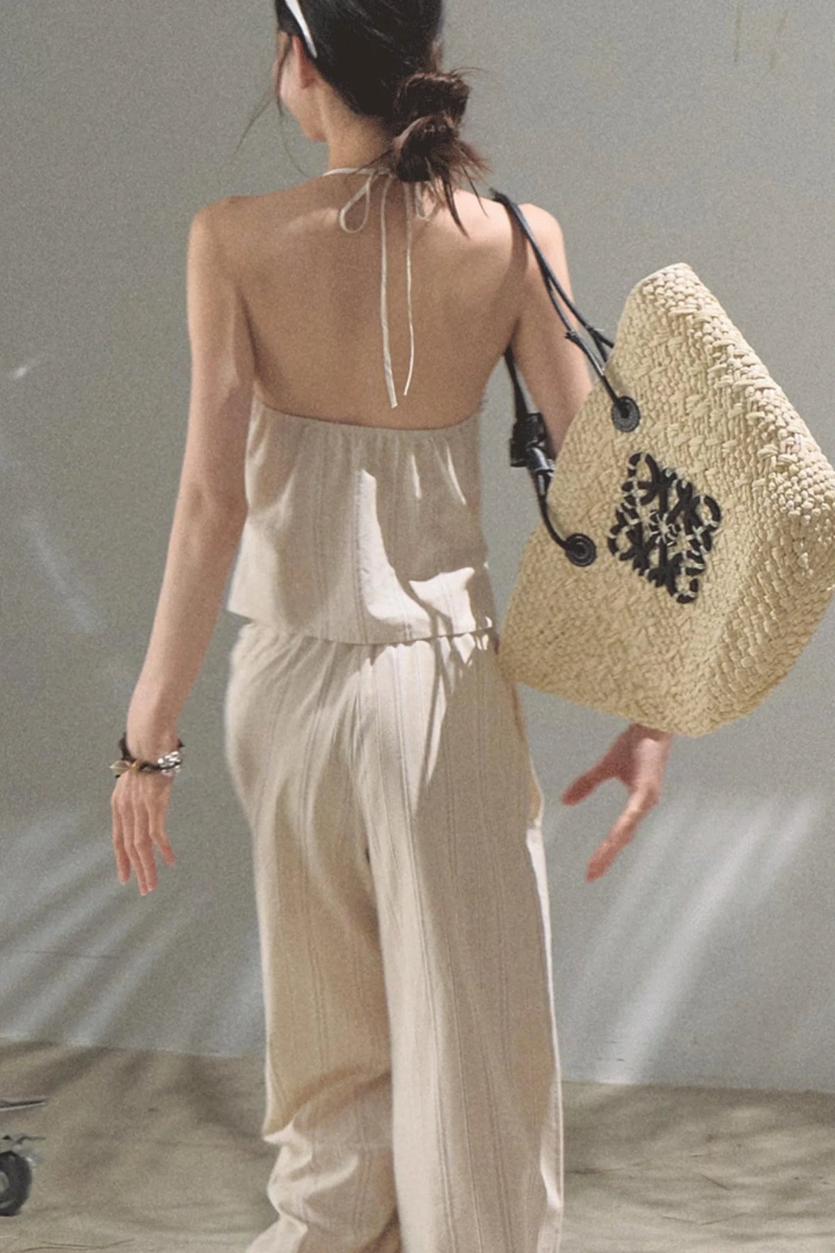 Amber Striped Pants Set-Up