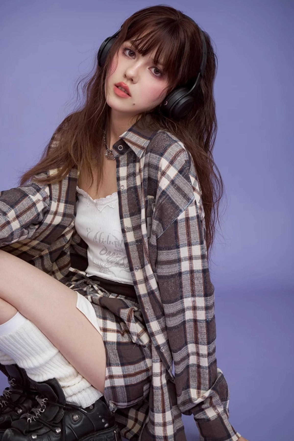 American Casual Loose Shirt Jacket Set-Up