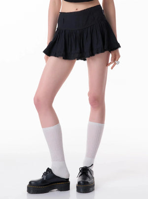 American High-End Short Lace Skirt