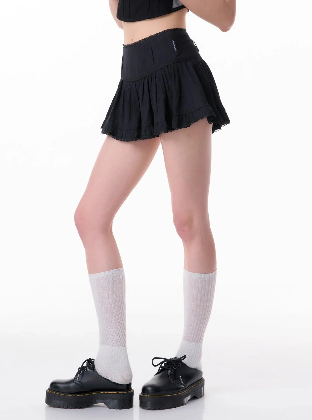 American High-End Short Lace Skirt