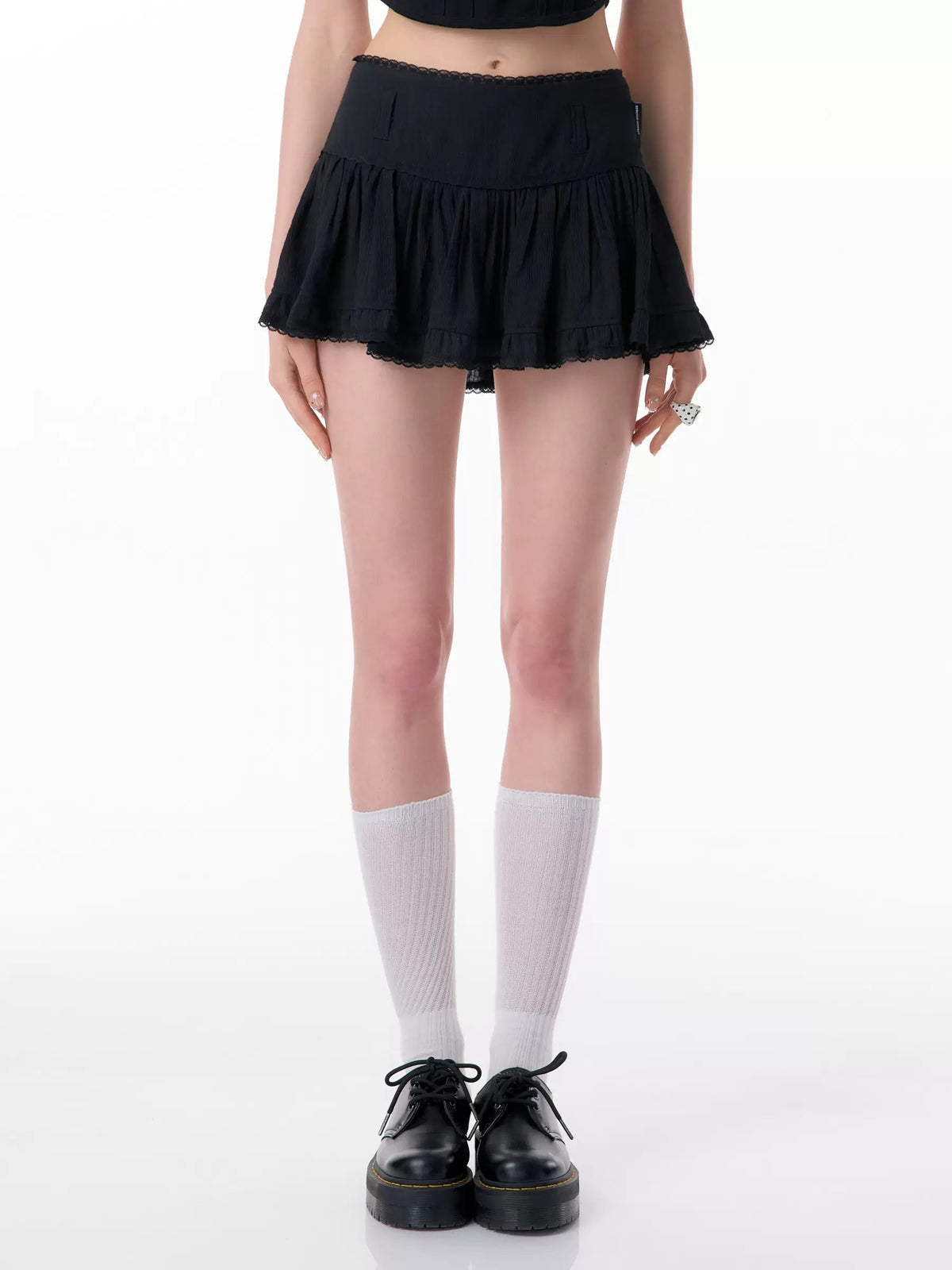 American High-End Short Lace Skirt