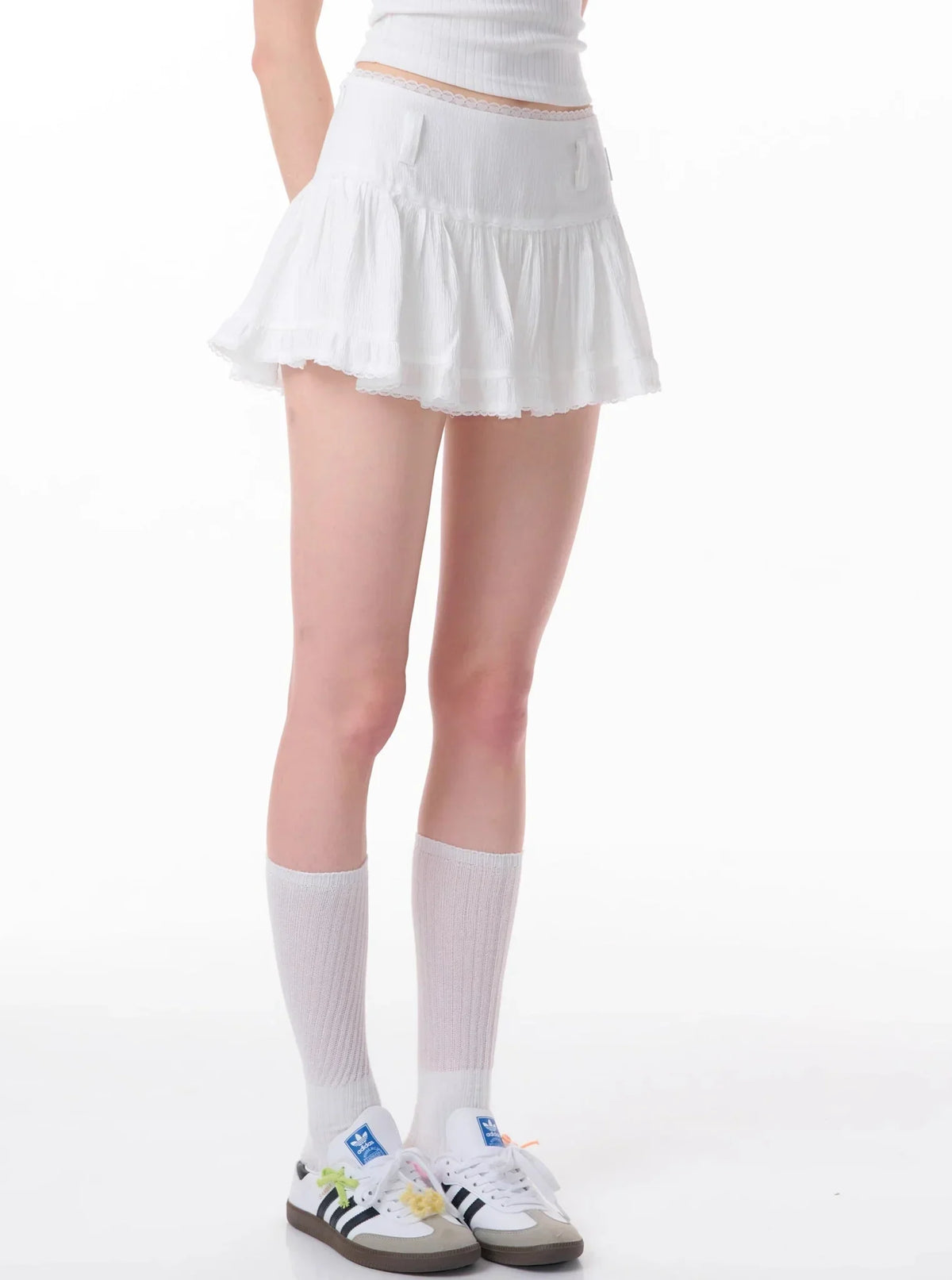 American High-End Short Lace Skirt