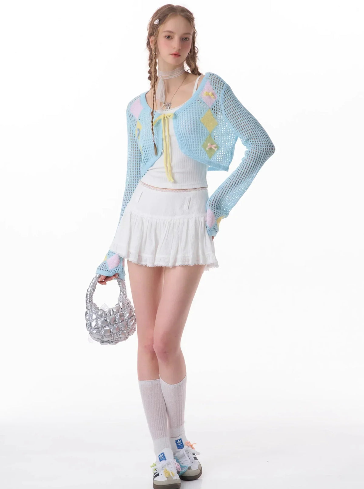 American High-End Short Lace Skirt