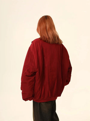 American Irregular quilted jacket