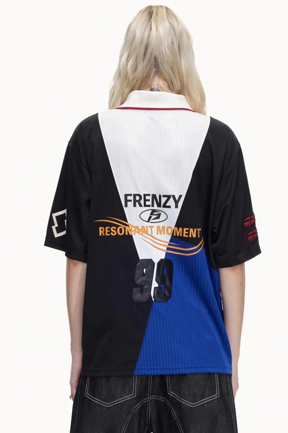 American Jersey Polo Top