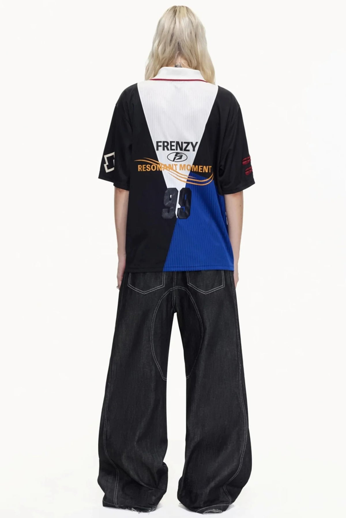 American Jersey Polo Top