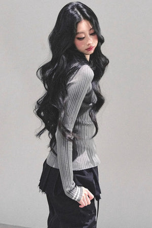American Knit Polo Sweater