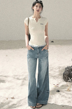 American Lace Two-Piece Top