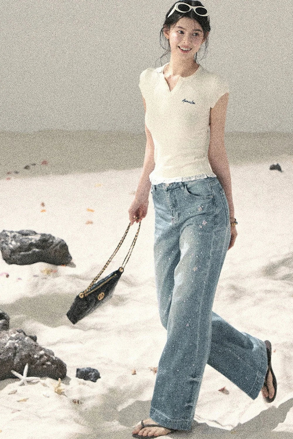 American Lace Two-Piece Top