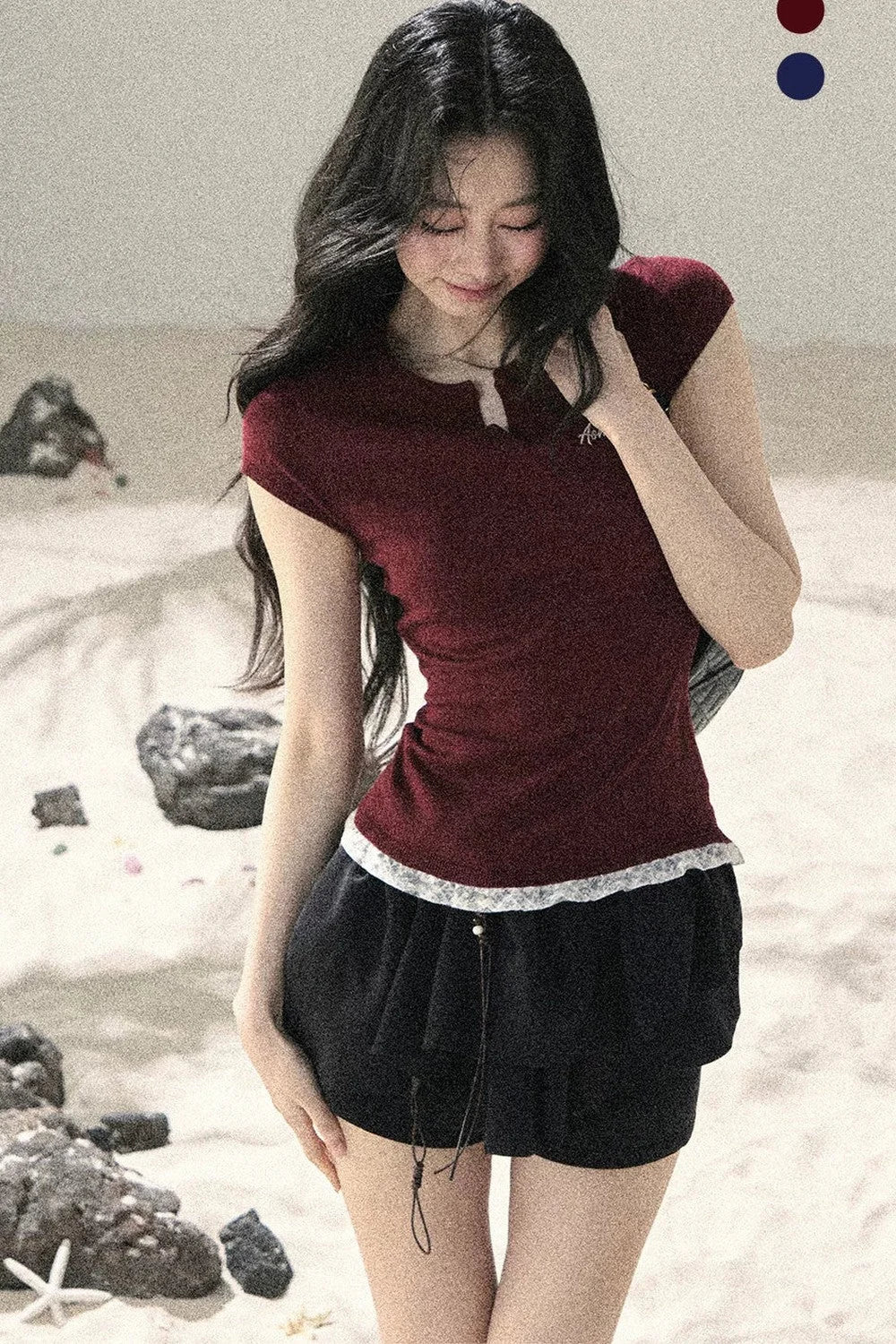 American Lace Two-Piece Top
