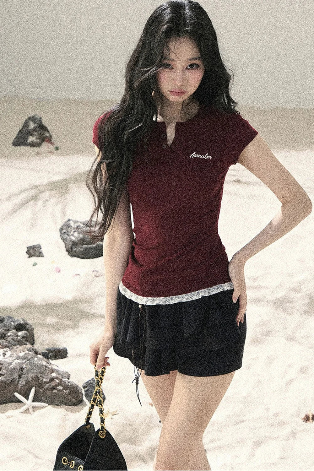American Lace Two-Piece Top