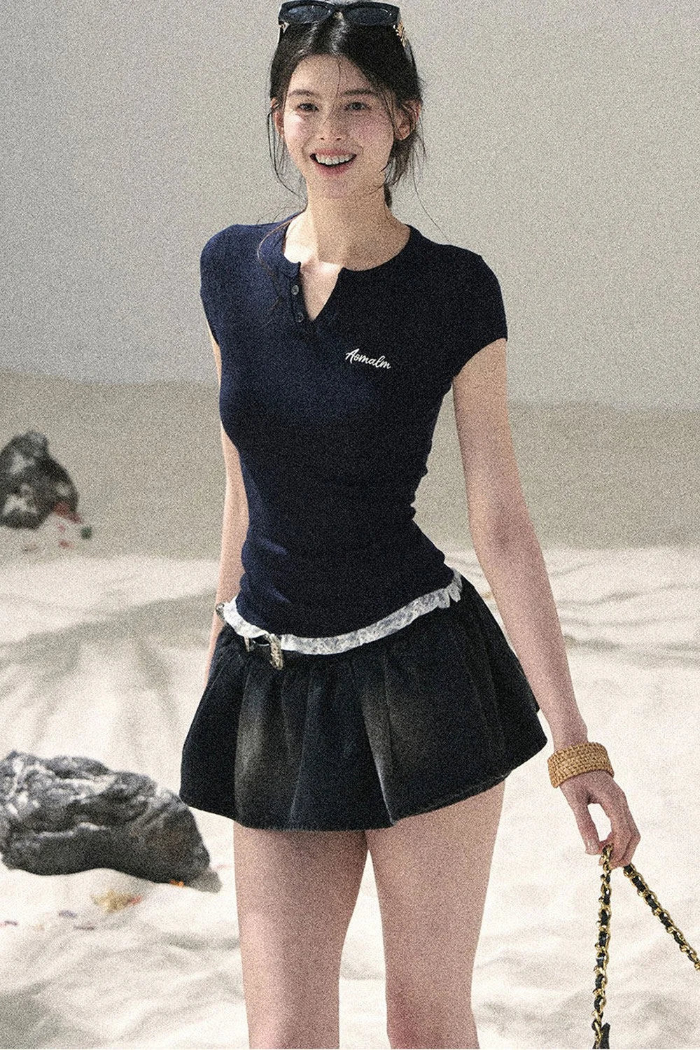 American Lace Two-Piece Top