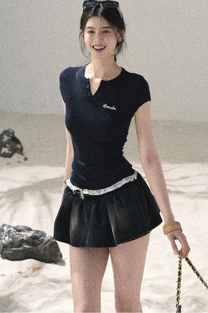 American Lace Two-Piece Top