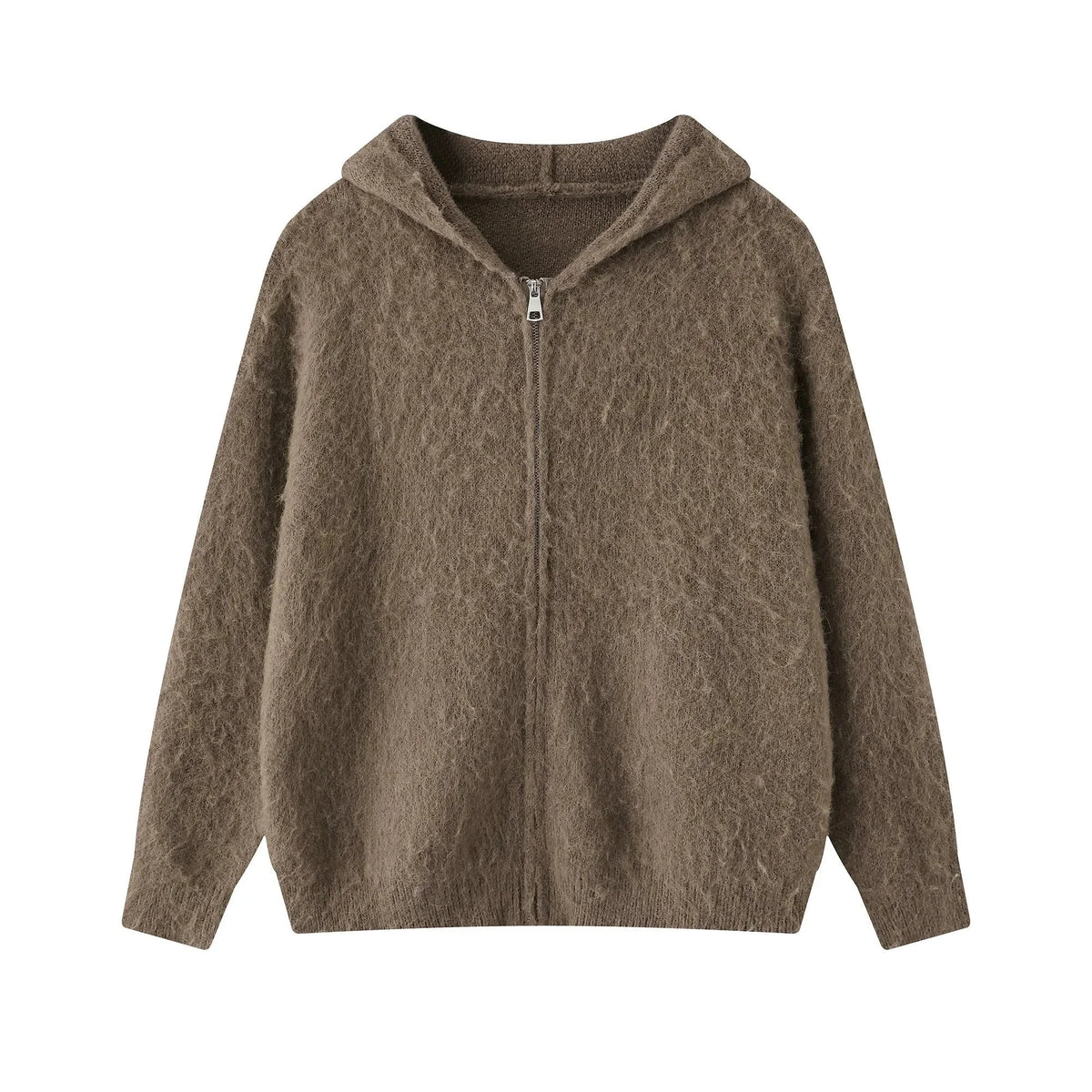 American Loose Hoodie Cardigan