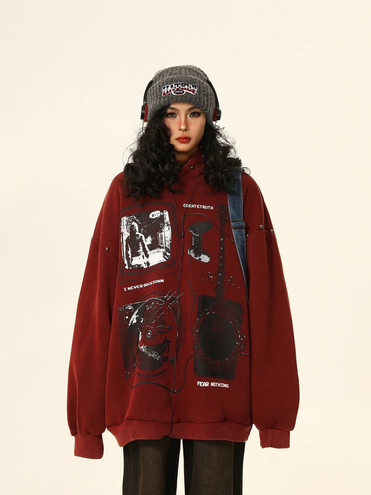 American Loose Oversize Fleece Jacket