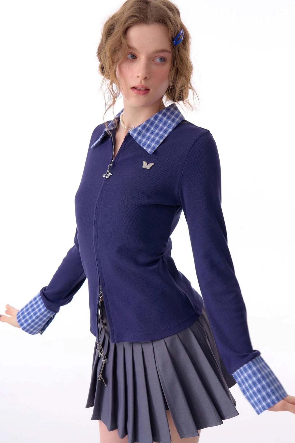 American Luxury Dark Blue Shirt