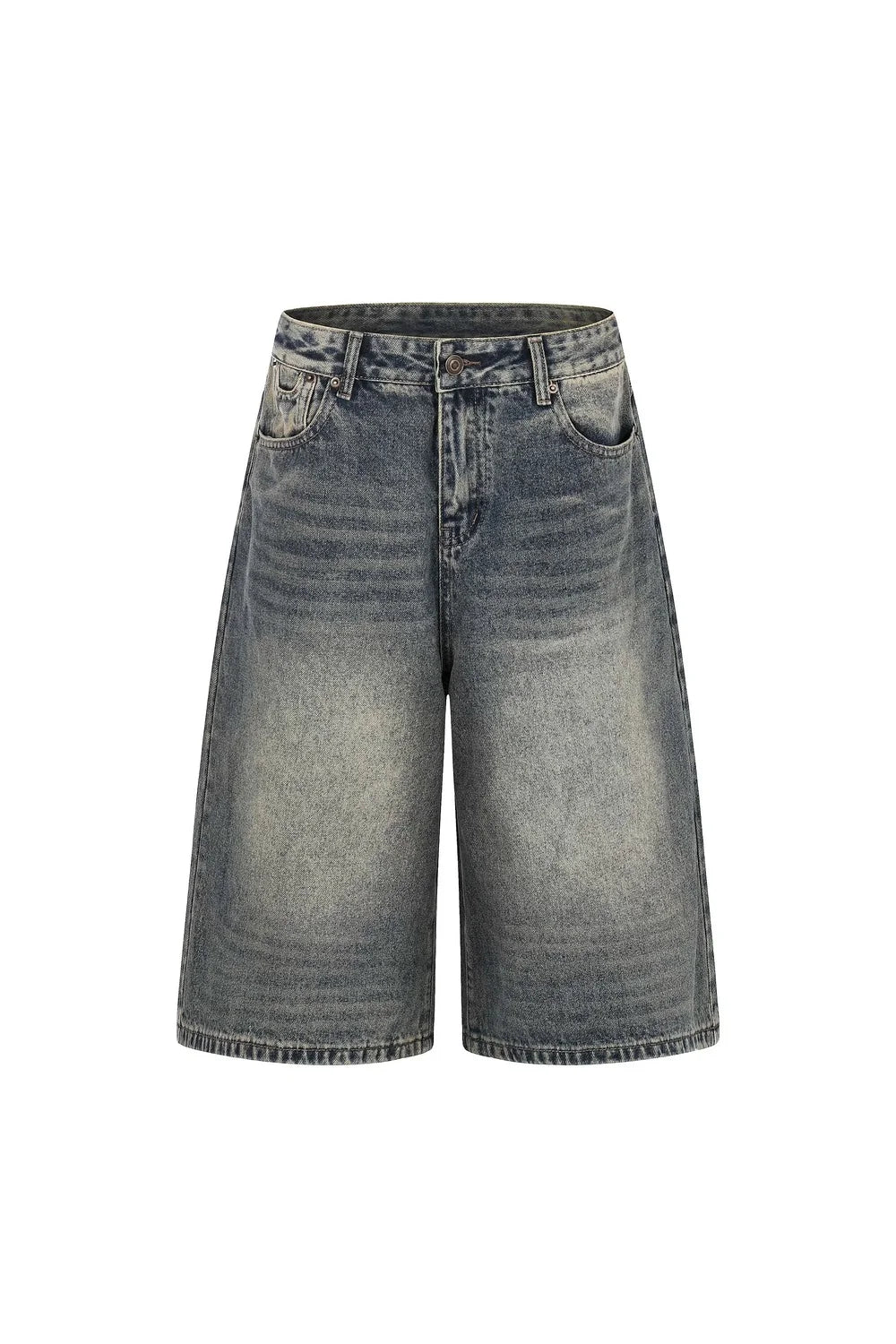 American Retro Distressed Denim Pants
