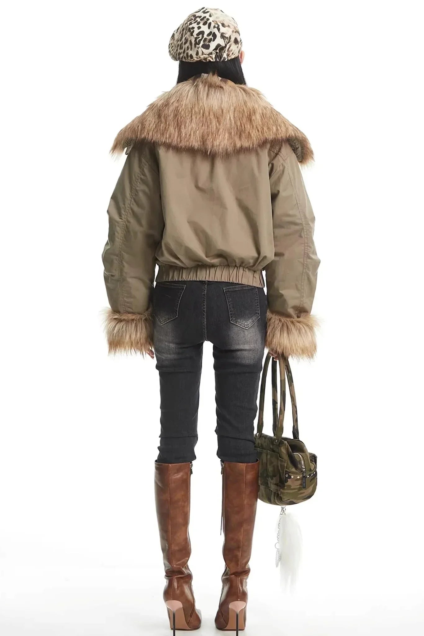 American Retro Fur-Lined Jacket
