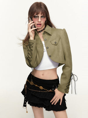American Retro High-End Short Jacket