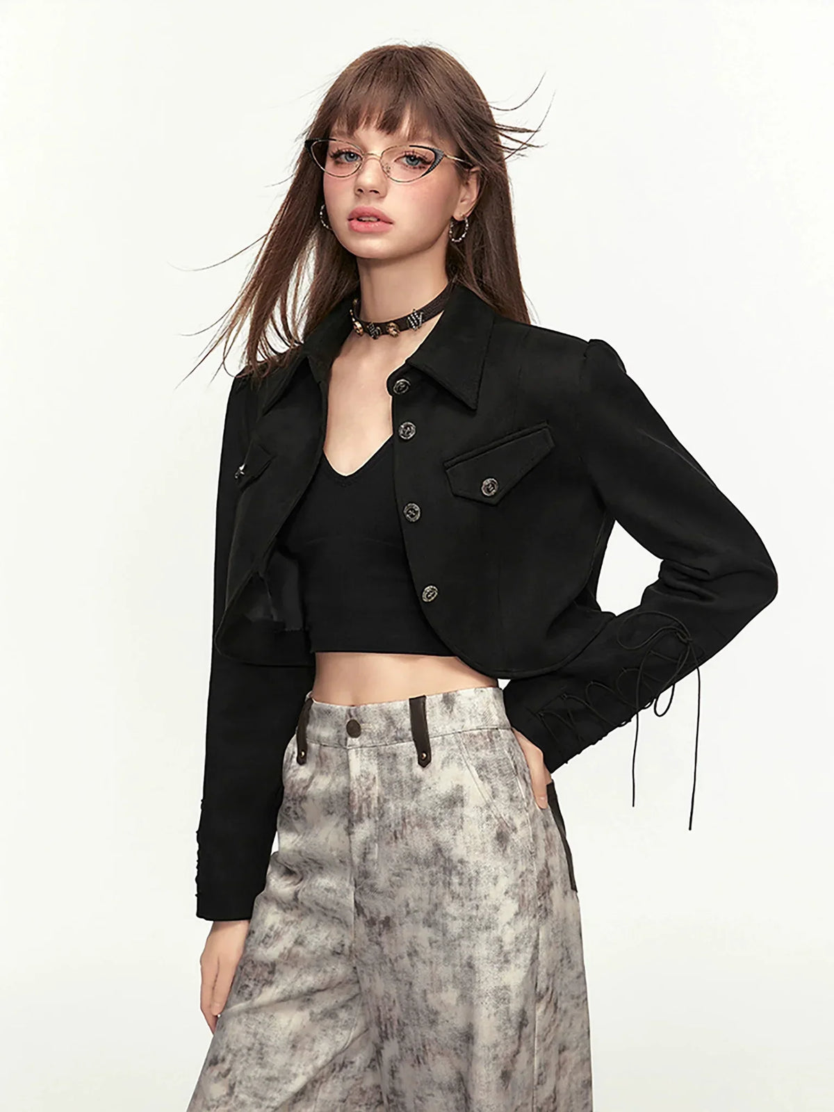 American Retro High-End Short Jacket