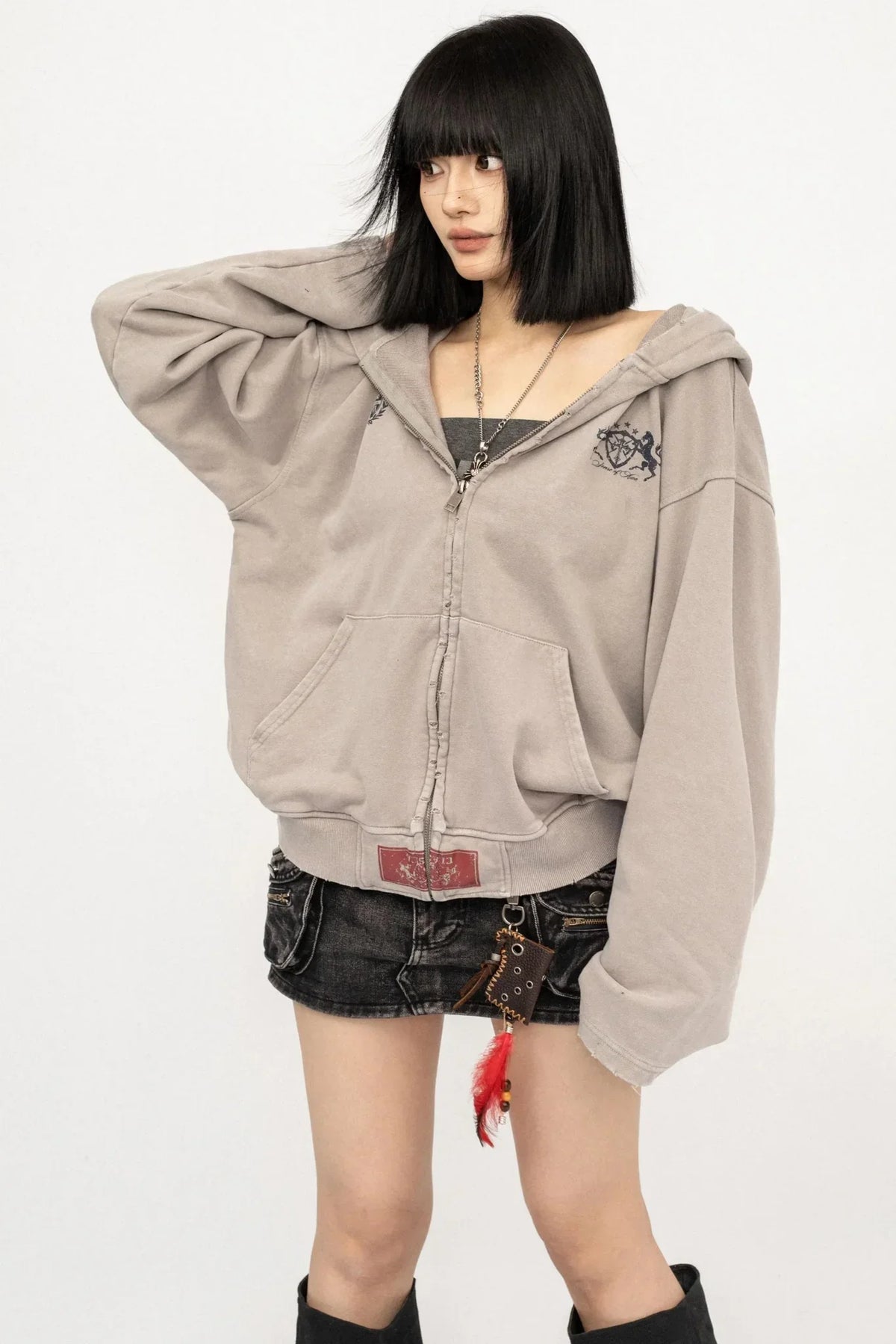 American Retro Hooded Jacket