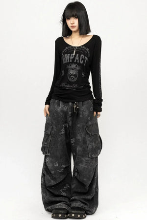 American Retro Letter T-Shirt